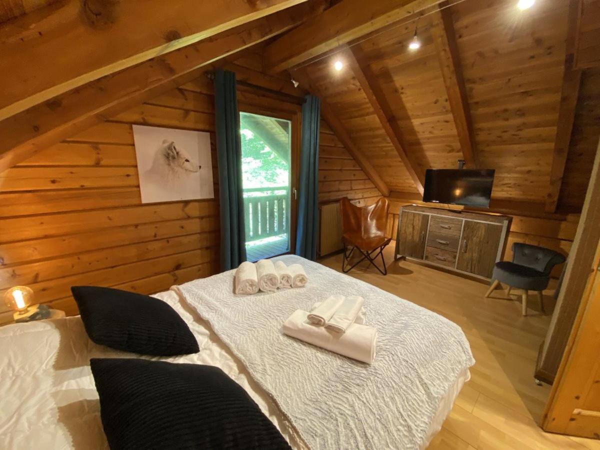 Le Renard Chalet En Bois La Bresse Eksteriør bilde